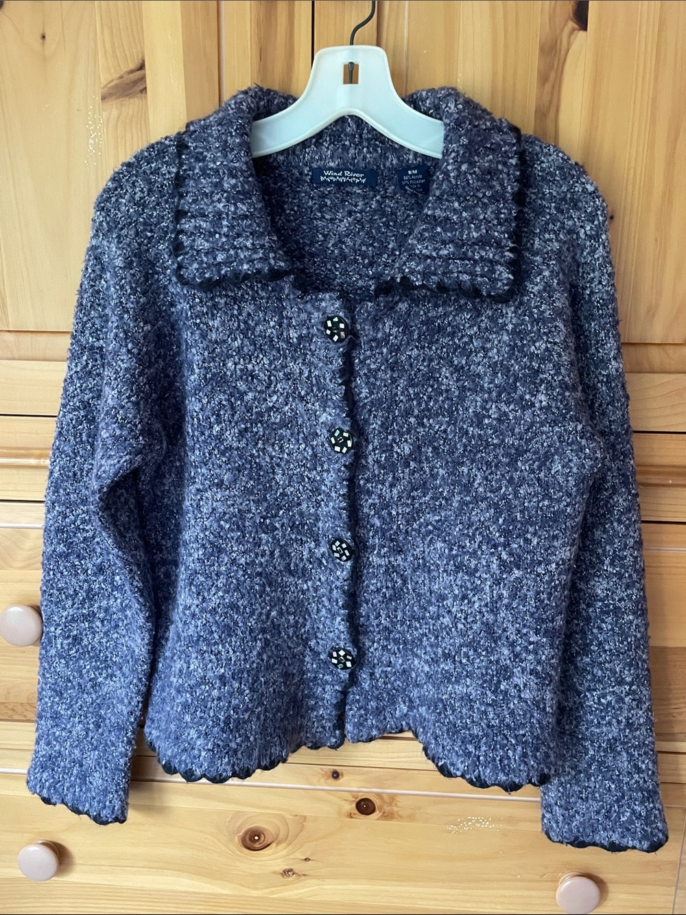 Wind River soft button front cardigan